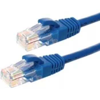 DSIT CAT5e U/UTP verkkopatchkaapeli, 7 m, sininen, 100 % kuparia