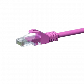 DSIT CAT 5e verkkokaapeli U/UTP - 0,25 metriä - pinkki - CCA (DC-C59-002)