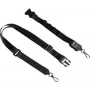OtterBox 2-in-1 crossbody-hihna lanyard-kiinnityksellä - musta