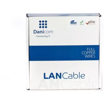 DSIT DANICOM CAT5E UTP 100 m PVC Fca -verkkokaapeli