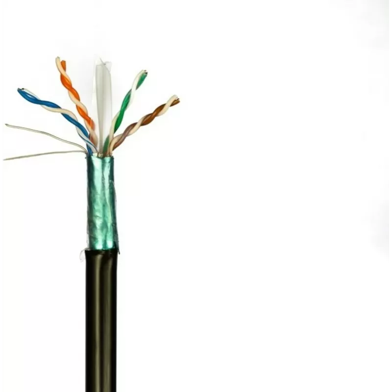DSIT DANICOM CAT6 FTP 50 m ulkokäyttöön tarkoitettu Solid Core PE -kaapeli (Fca) - DC-OUT-FTP6-50S-FCA