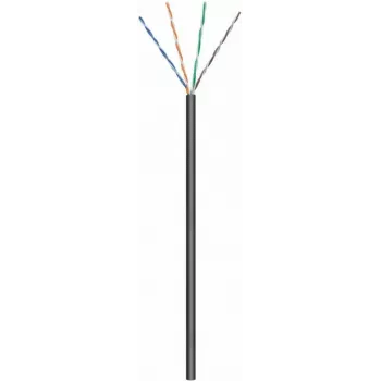 DSIT CAT6 U/UTP 50 m ulkoverkkokaapeli musta CCA (DC-OUT-UTP6CCA-50S)