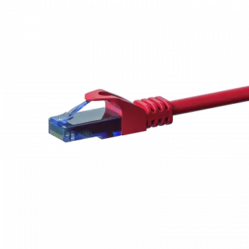 DSIT CAT6a U/UTP 100 % kuparia -verkkopatchkaapeli, 0,15 m, punainen (DC-U6A5-001)
