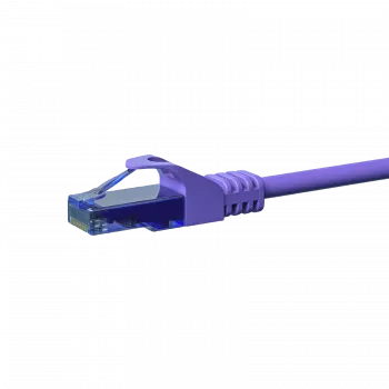 DSIT CAT6a -verkkokaapeli 100 % kuparia - U/UTP - 0,15 m - violetti (DC-U6A8-001)
