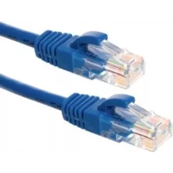 DSIT CAT6a U/UTP 100 % kuparia -patchkaapeli, 1,5 m, sininen, RJ45, 10 Gbit/s, 500 MHz