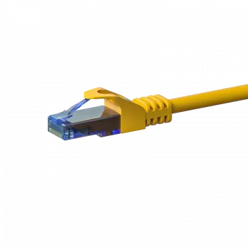 DSIT CAT6a U/UTP 100 % kuparia Ethernet-patchkaapeli, 1,5 m, keltainen