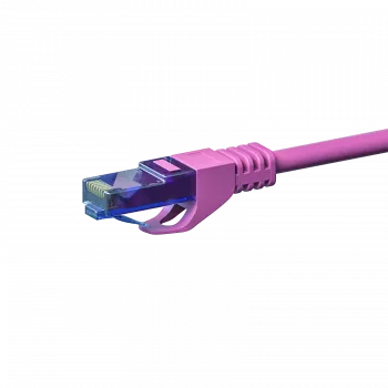 DSIT CAT6a U/UTP 100 % kuparia -verkkopatchkaapeli, 2 m, pinkki