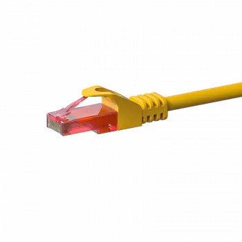 DSIT CAT6 -verkkokaapeli U/UTP 0,15 m keltainen 100 % kuparia (DC-67-001)