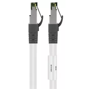 DSIT RJ45 -verkkokaapeli S/FTP PiMF CAT 8 valkoinen 0,25 m