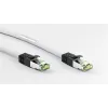 DSIT RJ45 -verkkokaapeli S/FTP PiMF CAT 8 valkoinen 0,25 m