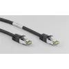 DSIT Cat8 S/FTP PiMF -verkkopatchkaapeli RJ45, 0,5 m, musta, 40 Gbit/s
