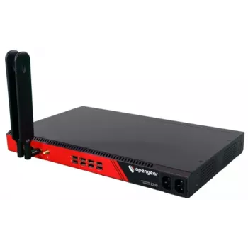 Opengear OM2224-24E-10G 24-porttinen sarjakonsolipalvelin 24x 1GbE RJ45, 2x 10GbE SFP+, Intel Atom C3000 8-ydin, 8GB RAM, 64GB tallennustila, kahdennettu redundantti virtalähde, 1U räckikiinnitys
