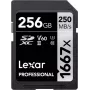 Lexar Professional 256GB SDXC UHS-II U3 V60 muistikortti 1667x