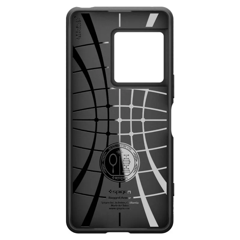SPIGEN Rugged Armor kotelo Sony Xperia 1 VIII:lle, matta musta, ACS11315