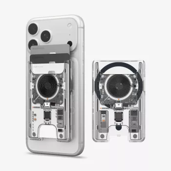 SPIGEN Ultra Hybrid Wallet MagSafe magneettinen kortinpidike NEO One - musta