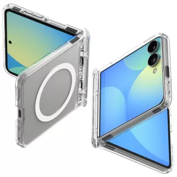 SPIGEN Ultra Hybrid Pro MagSafe Galaxy Z Flip8 kirkas/valkoinen