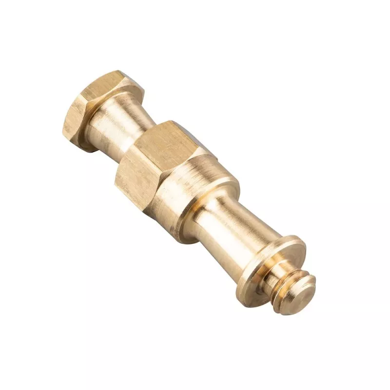 Manfrotto kaksoiskierre-adapteri Super Clamp 035 -sarjalle, 3/8 inch-16 kierre, messinki, 60 mm