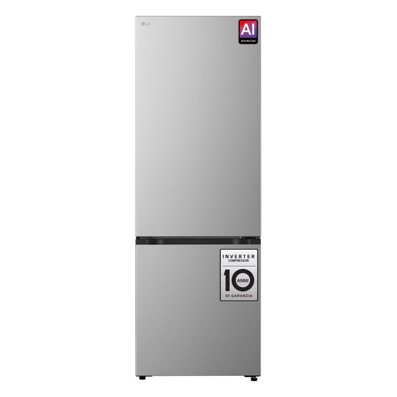LG GBBW322CPY jääkaappi alaosassa olevalla pakastimella, 341 L, LINEARCooling™, DoorCooling+™, LG ThinQ, Total No Frost, Dark Graphite Silver
