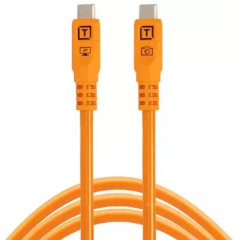 Tether Tools TetherPro USB-C Optima 10G suora oranssi 3 m