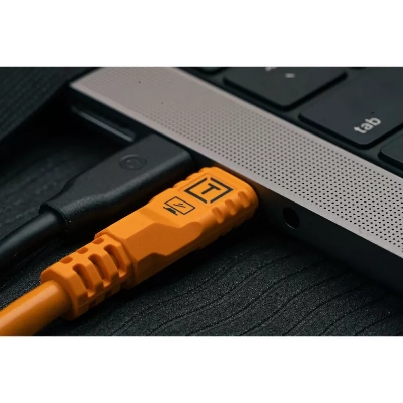 Tether Tools TetherPro USB-C Optima 10G suora oranssi 3 m