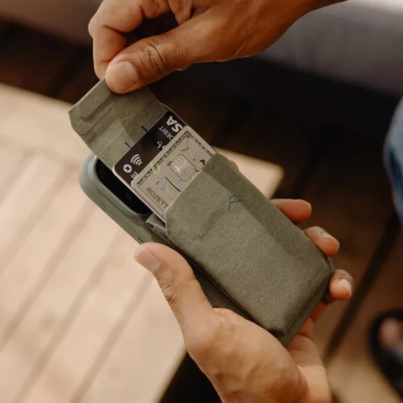 Lompakko jalustalla Peak Design Mobile, salvianvihreä (M-WA-AB-SG-1)