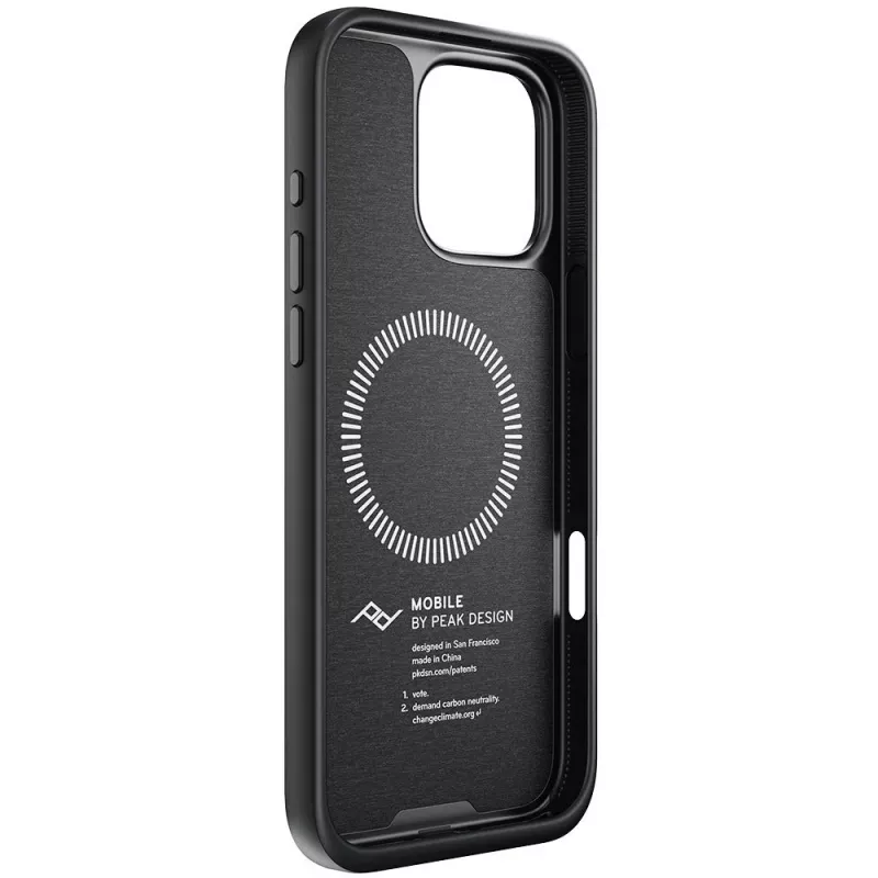 Kuori hihnalla Peak Design Mobile Everyday Apple iPhone 16 Pro Max -puhelimelle, antrasiitti (M-LC-BV-CH-1)
