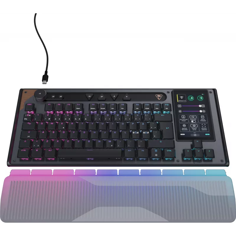 Näppäimistö Turtle Beach Command KB7 TKL, pohjoismainen näppäinasettelu, musta (TBK-2004-02-NO)