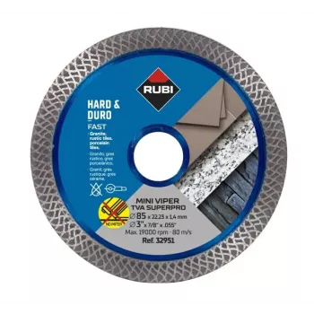 RUBI TVA 85 SUPERPRO MINI VIPER timanttilaikka jatkuvalla reunalla 85 mm x 15 mm