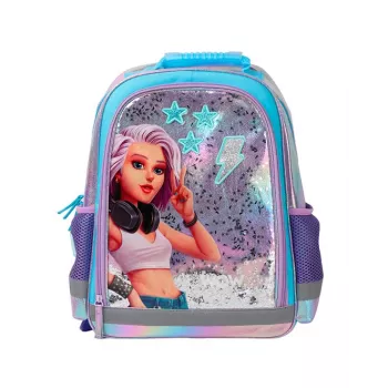KIDS Wow Holo holografinen koulureppu 14L A4 tytöt sateenkaarenvärinen