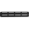 DS-IT CAT 5e UTP verkkopatchpaneeli, 19 inch, 48-porttinen (DS-Patch5-48UTP)