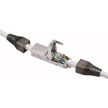 DSIT STP CAT6a RJ45-liitin ilman työkalua - suojattu, 10G, ohut