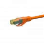 DSIT Cat.7 S/FTP PiMF RJ45 verkkokaapeli, 0,5 m, oranssi