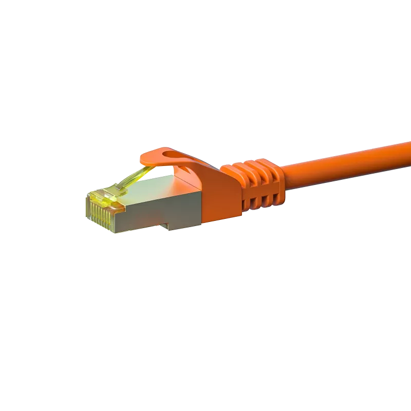DSIT DC-76-100 Cat.7 S/FTP PiMF RJ45-verkkokaapeli, 10 m, oranssi