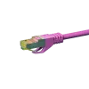DSIT Cat.7 S/FTP PiMF RJ45 verkkokaapeli, pinkki, 10 m
