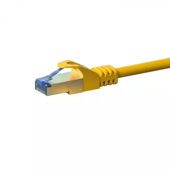 DSIT CAT 6a S/FTP LSOH -verkkopatchkaapeli, 0,25 m, keltainen