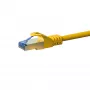 DSIT CAT 6a S/FTP LSOH -verkkopatchkaapeli, 0,25 m, keltainen