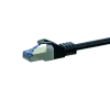 DSIT CAT 6a S/FTP LSOH -verkkopatchkaapeli, 10 m, musta (DC-6A0-100)