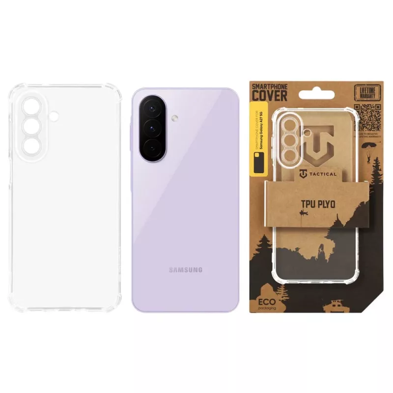 Taktinen takakansi TPU Plyo Galaxy A27 5G läpinäkyvä