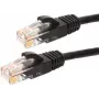 DSIT CAT6 -verkkopatchkaapeli U/UTP, 2 m, musta, 100 % kuparia (DC-60-020)