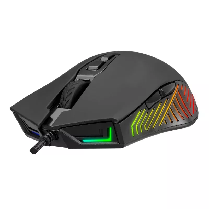 Rampage Spear V2 langallinen pelihiiri 12800 DPI optinen RGB musta