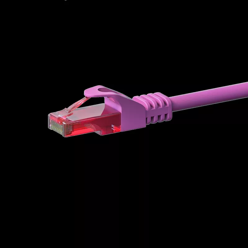 DSIT CAT6 -verkkokaapeli U/UTP 2 m pinkki 100 % kuparia (DC-69-020)