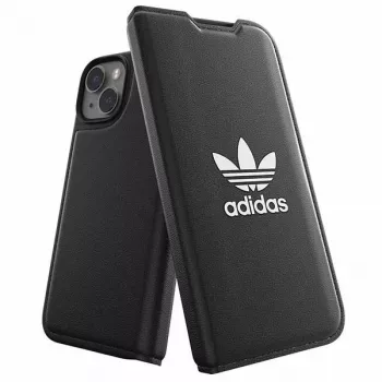 Adidas Originals Booklet Case BASIC iPhone 14/15/13 6,1 tuuman musta/valkoinen