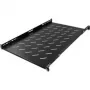 DSIT DS-FO96 19 tuuman yleinen kiinteä hylly 1U, säädettävä syvyys 710-950 mm, musta