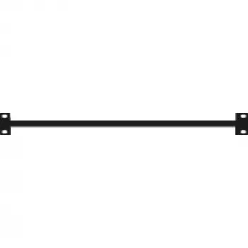 DSIT DS-FO96 19 tuuman yleinen kiinteä hylly 1U, säädettävä syvyys 710-950 mm, musta