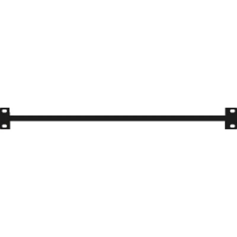 DSIT DS-FO96 19 tuuman yleinen kiinteä hylly 1U, säädettävä syvyys 710-950 mm, musta