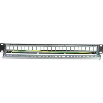 DSIT DS-Patch-24STP 24-porttinen Keystone-patchpaneeli S/UTP 1U musta
