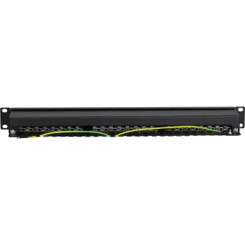 DS-IT CAT 5e FTP 24-porttinen 19 tuuman räkkikiinnitteinen patchpaneeli