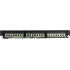 DS-IT CAT 5e FTP 24-porttinen 19 tuuman räkkikiinnitteinen patchpaneeli