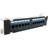 DSIT CAT 5e seinäkiinnitteinen patchpaneeli 12-porttinen UTP