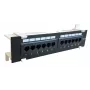 DS-IT CAT 6 seinä-patchpaneeli, 12-porttinen UTP (DS-Patch6-12UTP-WM)